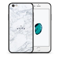 Thumbnail for Θήκη iPhone 6/6s Queen Marble από τη Smartfits με σχέδιο στο πίσω μέρος και μαύρο περίβλημα | iPhone 6/6s Queen Marble case with colorful back and black bezels