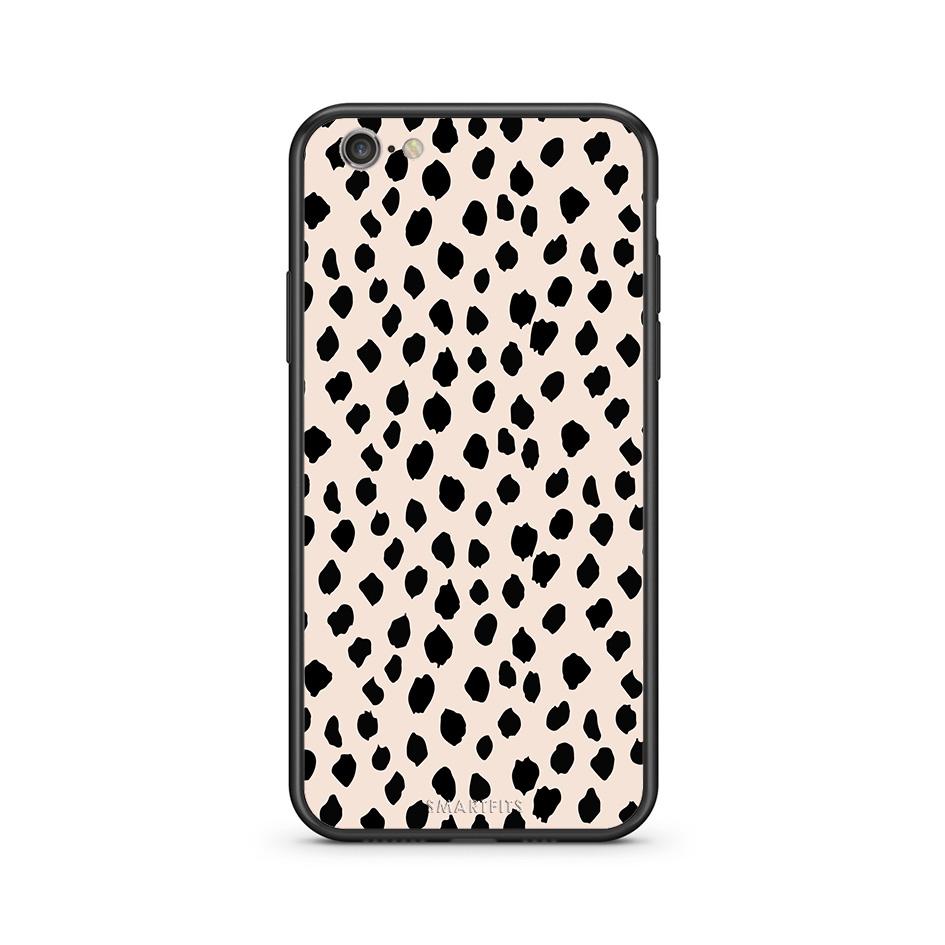iphone 6 6s New Polka Dots θήκη από τη Smartfits με σχέδιο στο πίσω μέρος και μαύρο περίβλημα | Smartphone case with colorful back and black bezels by Smartfits