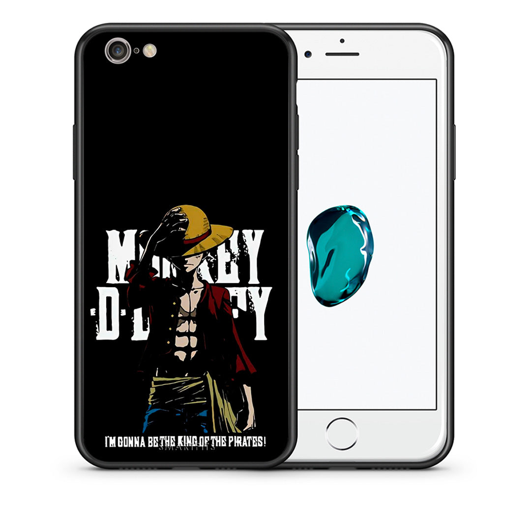 Θήκη iPhone 6 Plus/6s Plus Pirate King από τη Smartfits με σχέδιο στο πίσω μέρος και μαύρο περίβλημα | iPhone 6 Plus/6s Plus Pirate King case with colorful back and black bezels