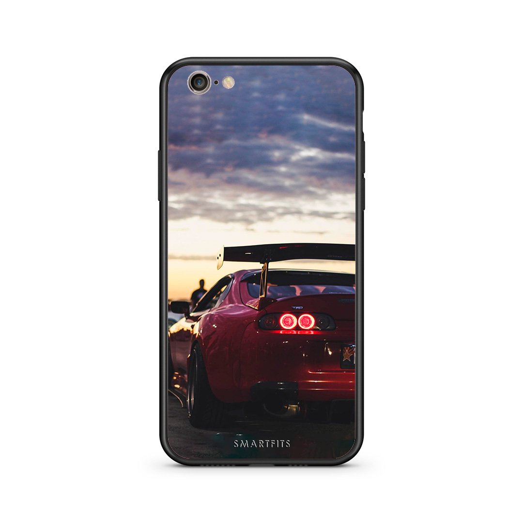 iphone 6 plus 6s plus Racing Supra θήκη από τη Smartfits με σχέδιο στο πίσω μέρος και μαύρο περίβλημα | Smartphone case with colorful back and black bezels by Smartfits