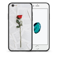 Thumbnail for Θήκη iPhone 6 Plus/6s Plus Red Rose από τη Smartfits με σχέδιο στο πίσω μέρος και μαύρο περίβλημα | iPhone 6 Plus/6s Plus Red Rose case with colorful back and black bezels