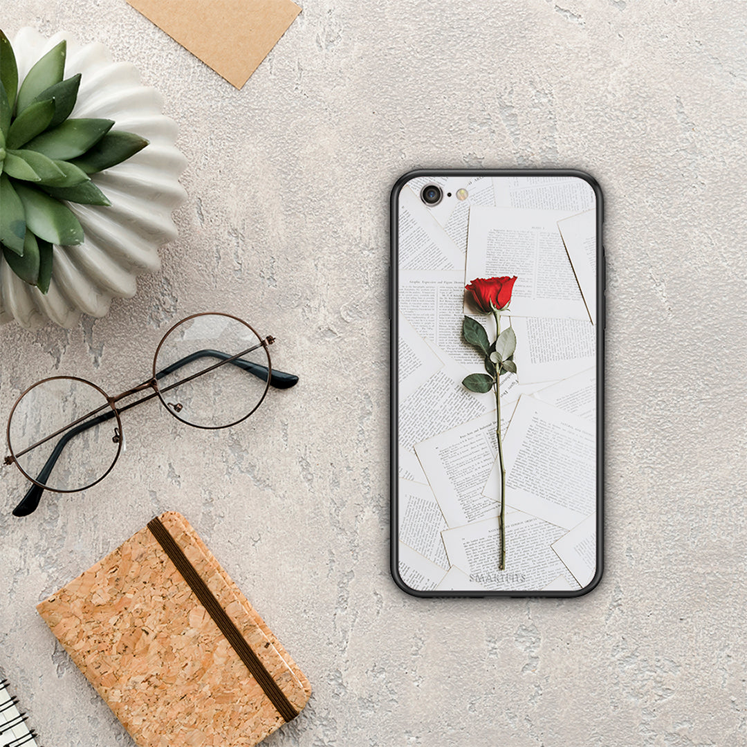 Red Rose - iPhone 6 / 6s θήκη
