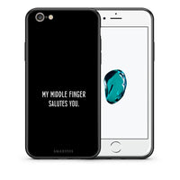 Thumbnail for Θήκη iPhone 6 Plus/6s Plus Salute από τη Smartfits με σχέδιο στο πίσω μέρος και μαύρο περίβλημα | iPhone 6 Plus/6s Plus Salute case with colorful back and black bezels