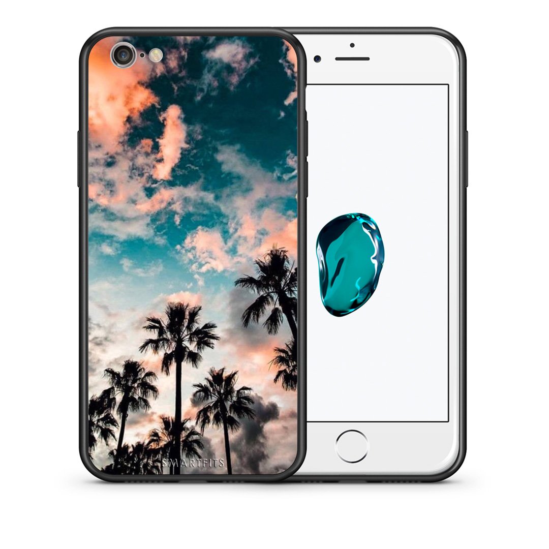 Θήκη iPhone 7/8/SE 2020 Sky Summer από τη Smartfits με σχέδιο στο πίσω μέρος και μαύρο περίβλημα | iPhone 7/8/SE 2020 Sky Summer case with colorful back and black bezels
