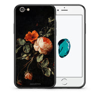 Thumbnail for Θήκη iPhone 6 Plus/6s Plus Vintage Roses από τη Smartfits με σχέδιο στο πίσω μέρος και μαύρο περίβλημα | iPhone 6 Plus/6s Plus Vintage Roses case with colorful back and black bezels