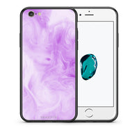 Thumbnail for Θήκη iPhone 6/6s Lavender Watercolor από τη Smartfits με σχέδιο στο πίσω μέρος και μαύρο περίβλημα | iPhone 6/6s Lavender Watercolor case with colorful back and black bezels