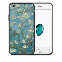 Thumbnail for Θήκη iPhone 6/6s White Blossoms από τη Smartfits με σχέδιο στο πίσω μέρος και μαύρο περίβλημα | iPhone 6/6s White Blossoms case with colorful back and black bezels
