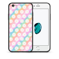 Thumbnail for Θήκη iPhone 6 Plus/6s Plus White Daisies από τη Smartfits με σχέδιο στο πίσω μέρος και μαύρο περίβλημα | iPhone 6 Plus/6s Plus White Daisies case with colorful back and black bezels