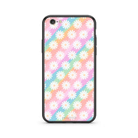 Thumbnail for iphone 6 6s White Daisies θήκη από τη Smartfits με σχέδιο στο πίσω μέρος και μαύρο περίβλημα | Smartphone case with colorful back and black bezels by Smartfits