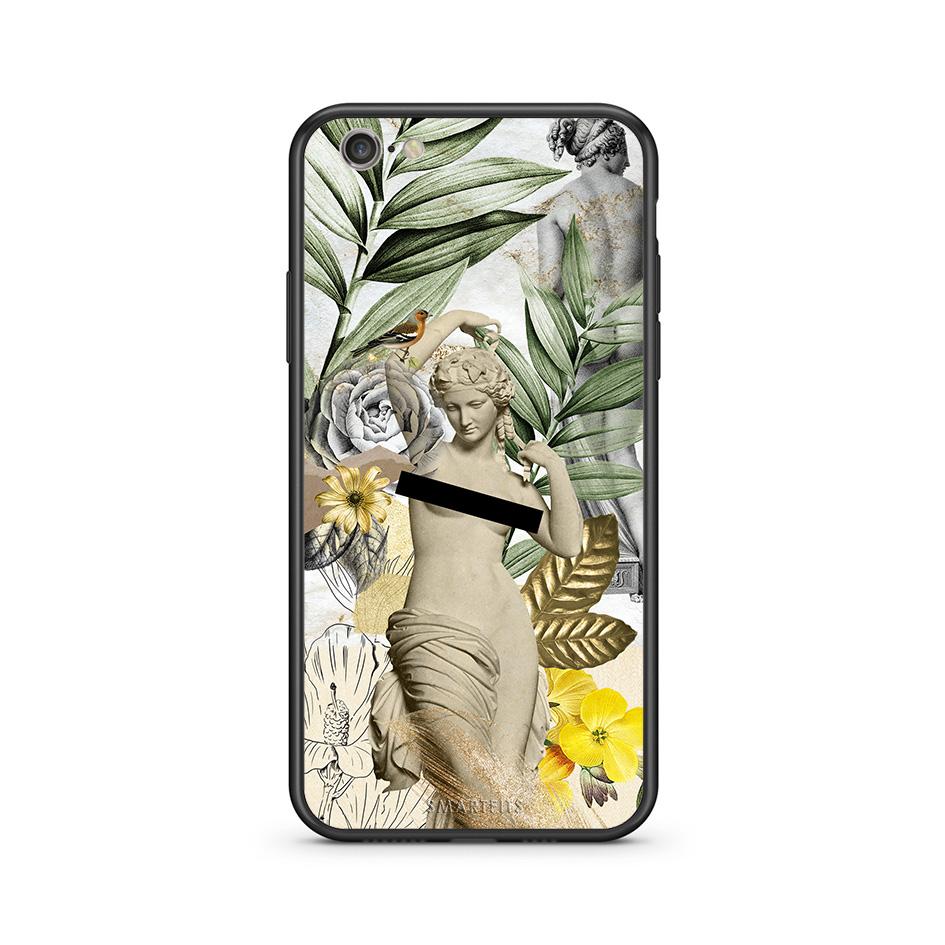 iphone 6 plus 6s plus Woman Statue θήκη από τη Smartfits με σχέδιο στο πίσω μέρος και μαύρο περίβλημα | Smartphone case with colorful back and black bezels by Smartfits