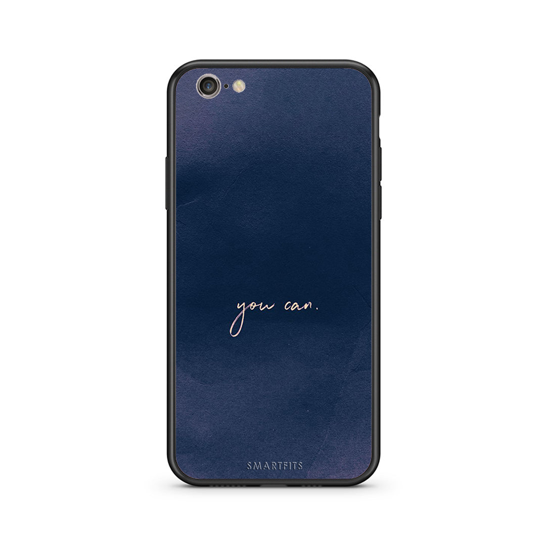 iphone 6 plus 6s plus You Can θήκη από τη Smartfits με σχέδιο στο πίσω μέρος και μαύρο περίβλημα | Smartphone case with colorful back and black bezels by Smartfits