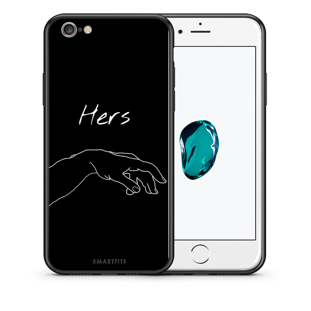 Θήκη Αγίου Βαλεντίνου iPhone 6 / 6s Aeshetic Love 1 από τη Smartfits με σχέδιο στο πίσω μέρος και μαύρο περίβλημα | iPhone 6 / 6s Aeshetic Love 1 case with colorful back and black bezels