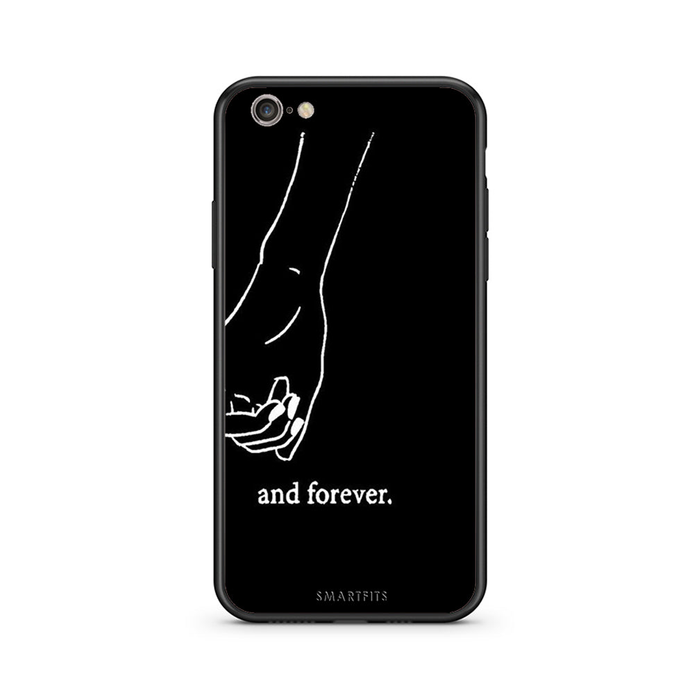 iPhone 7 / 8 Always & Forever 2 Θήκη Αγίου Βαλεντίνου από τη Smartfits με σχέδιο στο πίσω μέρος και μαύρο περίβλημα | Smartphone case with colorful back and black bezels by Smartfits