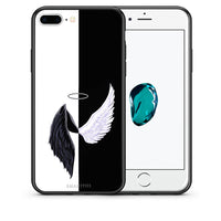 Thumbnail for Θήκη iPhone 7 Plus/8 Plus Angels Demons από τη Smartfits με σχέδιο στο πίσω μέρος και μαύρο περίβλημα | iPhone 7 Plus/8 Plus Angels Demons case with colorful back and black bezels