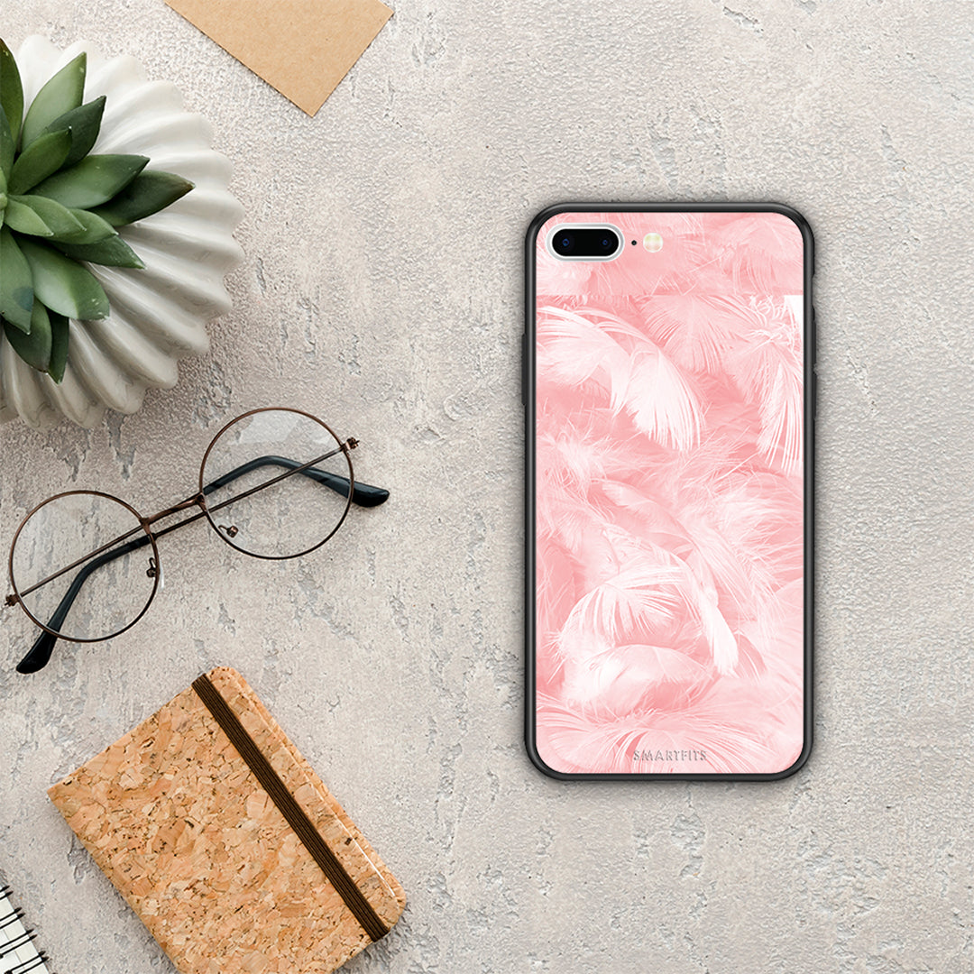 Boho Pink Feather - iPhone 7 Plus / 8 Plus case