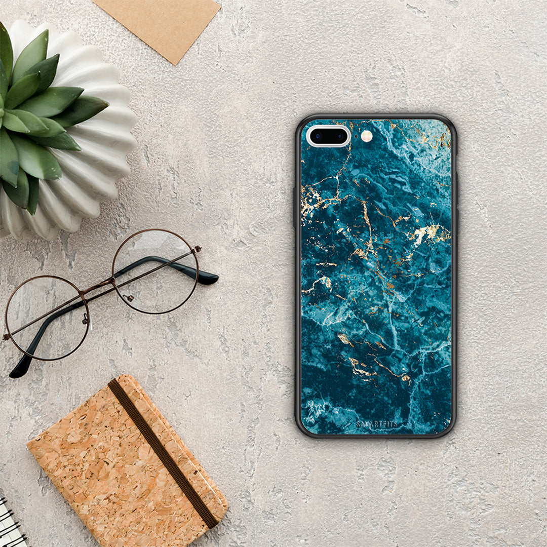 Marble Blue - iPhone 7 Plus / 8 Plus case