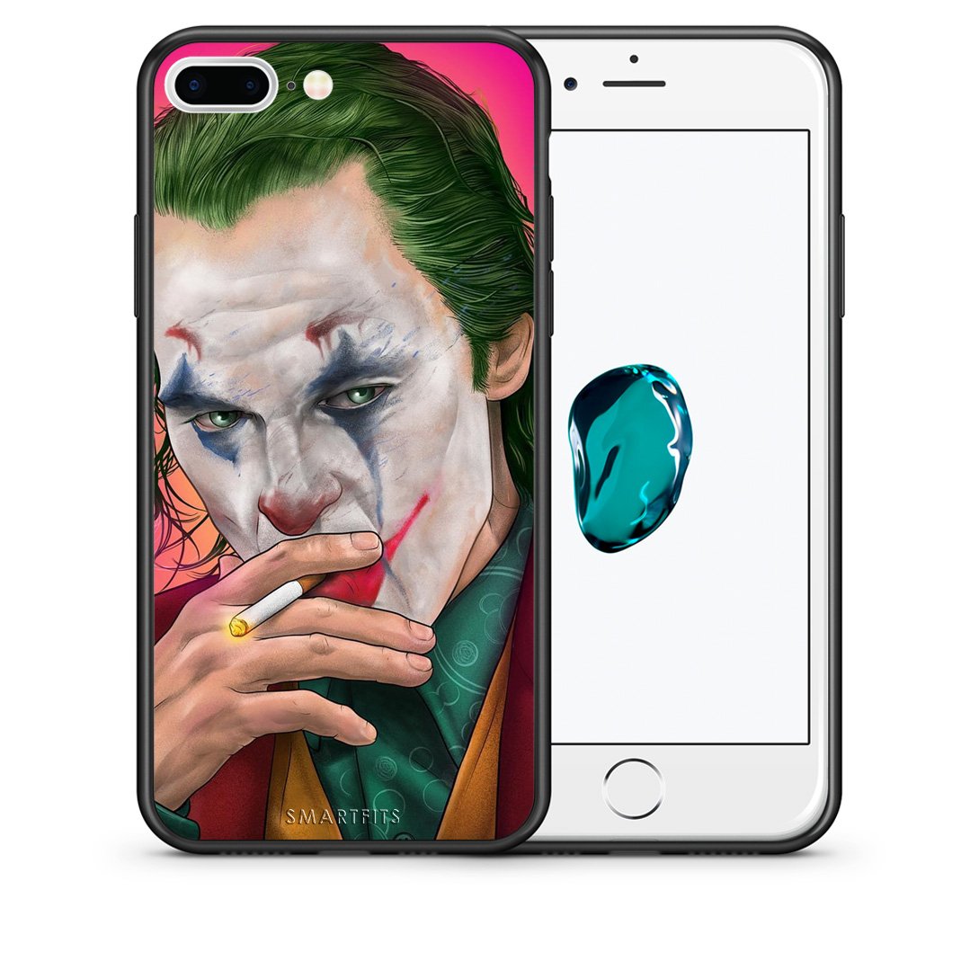 Θήκη iPhone 7 Plus/8 Plus JokesOnU PopArt από τη Smartfits με σχέδιο στο πίσω μέρος και μαύρο περίβλημα | iPhone 7 Plus/8 Plus JokesOnU PopArt case with colorful back and black bezels