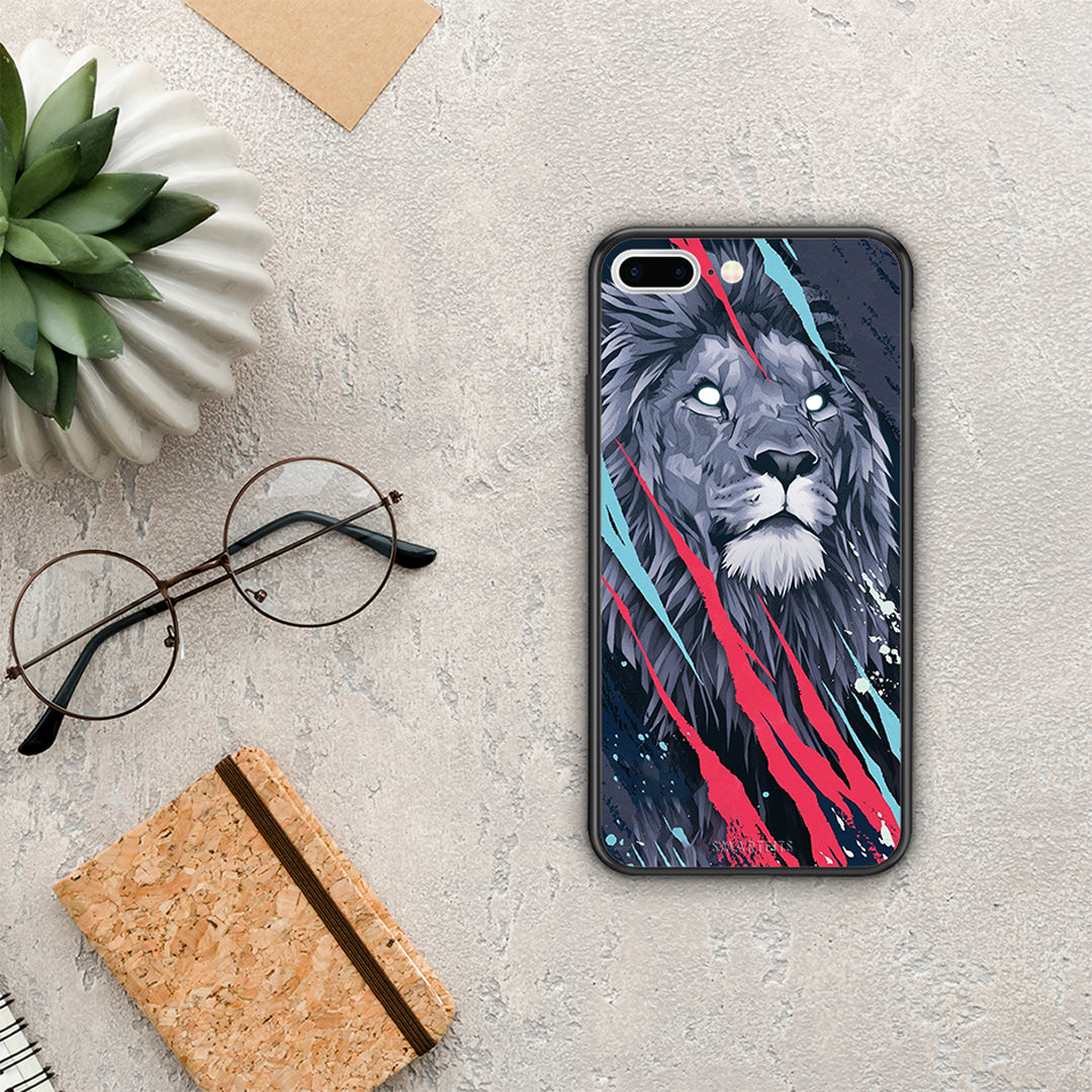 PopArt Lion Designer - iPhone 7 Plus / 8 Plus case
