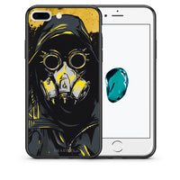 Thumbnail for Θήκη iPhone 7 Plus/8 Plus Mask PopArt από τη Smartfits με σχέδιο στο πίσω μέρος και μαύρο περίβλημα | iPhone 7 Plus/8 Plus Mask PopArt case with colorful back and black bezels