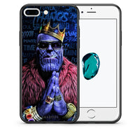 Thumbnail for Θήκη iPhone 7 Plus/8 Plus Thanos PopArt από τη Smartfits με σχέδιο στο πίσω μέρος και μαύρο περίβλημα | iPhone 7 Plus/8 Plus Thanos PopArt case with colorful back and black bezels
