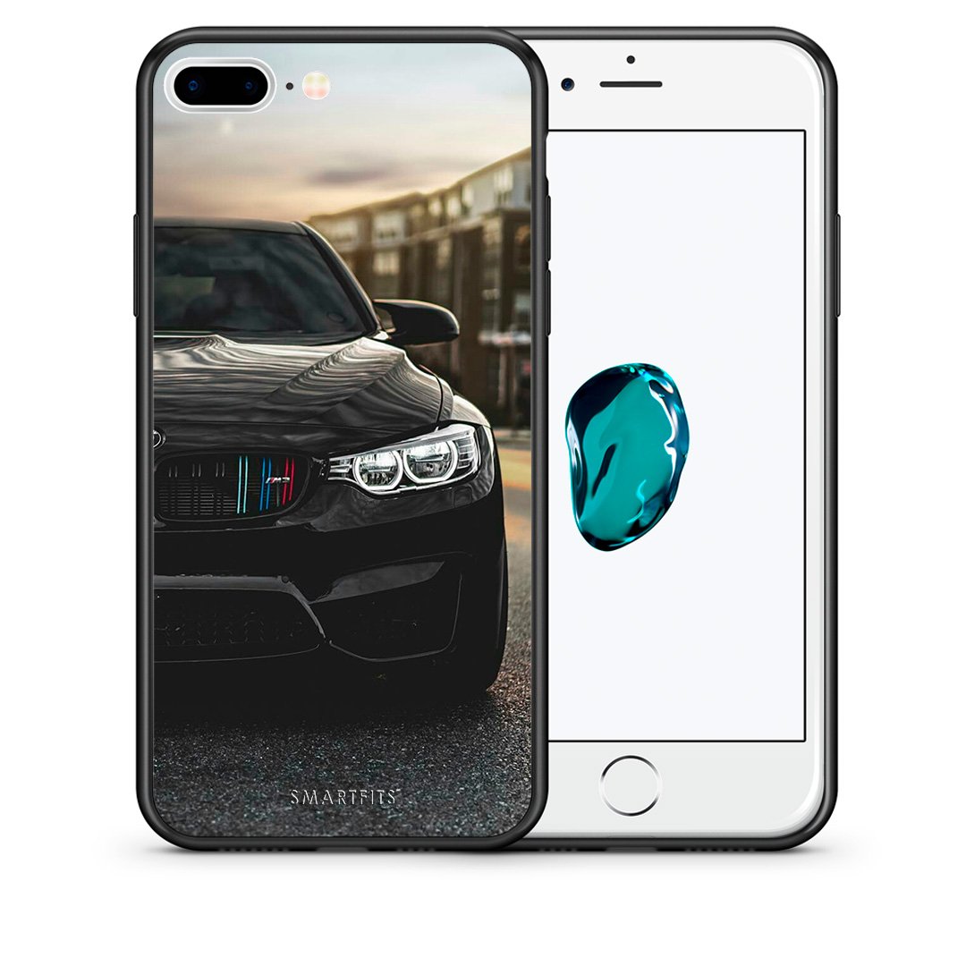 Θήκη iPhone 7 Plus/8 Plus M3 Racing από τη Smartfits με σχέδιο στο πίσω μέρος και μαύρο περίβλημα | iPhone 7 Plus/8 Plus M3 Racing case with colorful back and black bezels