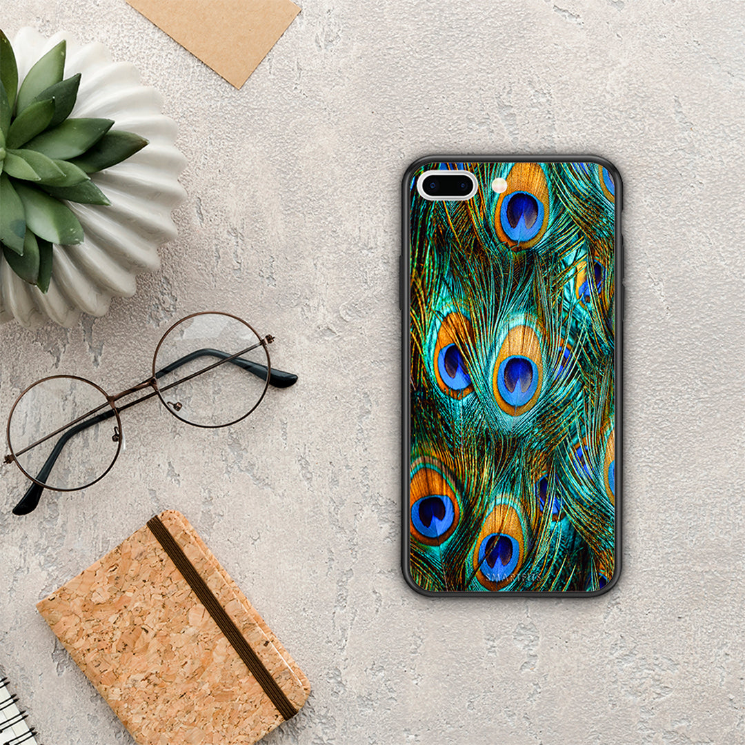 Real Peacock Feathers - iPhone 7 Plus / 8 Plus case