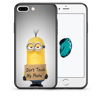 Thumbnail for Θήκη iPhone 7 Plus/8 Plus Minion Text από τη Smartfits με σχέδιο στο πίσω μέρος και μαύρο περίβλημα | iPhone 7 Plus/8 Plus Minion Text case with colorful back and black bezels