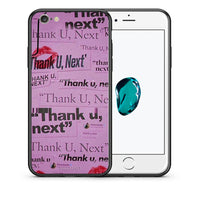 Thumbnail for Θήκη Αγίου Βαλεντίνου iPhone 7 / 8 / SE 2020 Thank You Next από τη Smartfits με σχέδιο στο πίσω μέρος και μαύρο περίβλημα | iPhone 7 / 8 / SE 2020 Thank You Next case with colorful back and black bezels