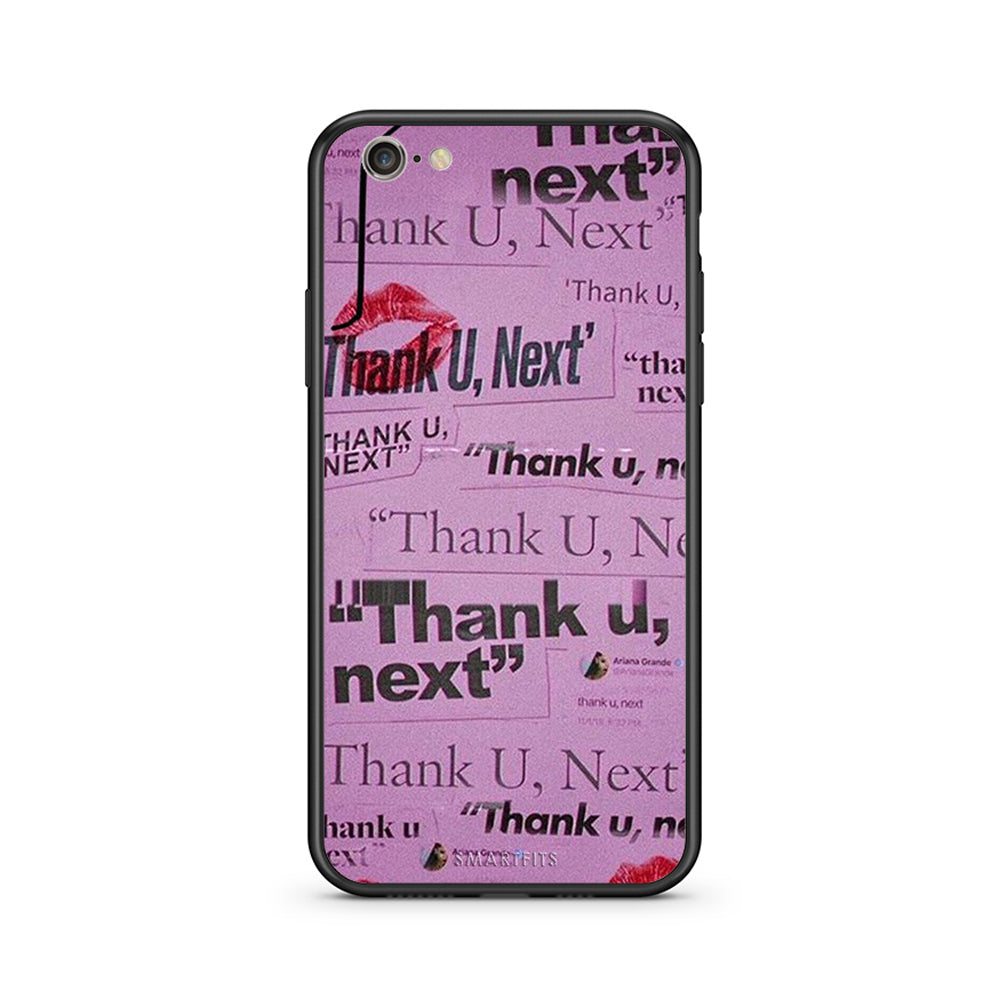 iPhone 7 / 8 Thank You Next Θήκη Αγίου Βαλεντίνου από τη Smartfits με σχέδιο στο πίσω μέρος και μαύρο περίβλημα | Smartphone case with colorful back and black bezels by Smartfits