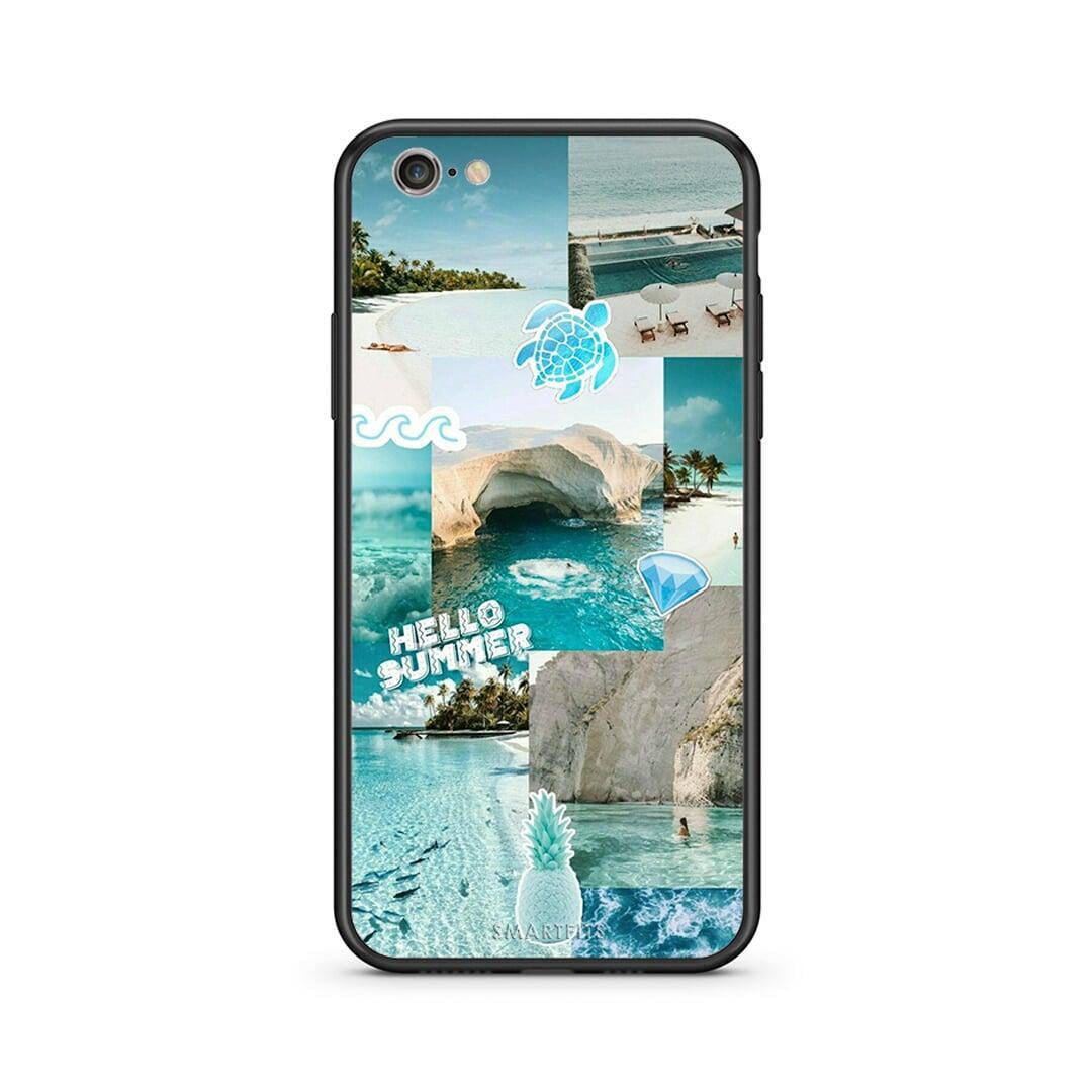 iPhone 7 / 8 Aesthetic Summer Θήκη από τη Smartfits με σχέδιο στο πίσω μέρος και μαύρο περίβλημα | Smartphone case with colorful back and black bezels by Smartfits