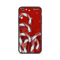 Thumbnail for iPhone 7/8 Candy Cane θήκη από τη Smartfits με σχέδιο στο πίσω μέρος και μαύρο περίβλημα | Smartphone case with colorful back and black bezels by Smartfits