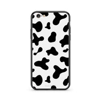 Thumbnail for iphone 6 plus 6s plus Cow Print θήκη από τη Smartfits με σχέδιο στο πίσω μέρος και μαύρο περίβλημα | Smartphone case with colorful back and black bezels by Smartfits