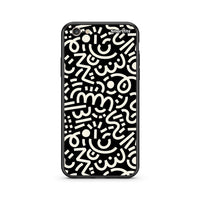 Thumbnail for iphone 6 6s Doodle Art Θήκη από τη Smartfits με σχέδιο στο πίσω μέρος και μαύρο περίβλημα | Smartphone case with colorful back and black bezels by Smartfits