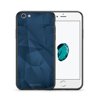 Thumbnail for Θήκη iPhone 6 Plus/6s Plus Blue Abstract Geometric από τη Smartfits με σχέδιο στο πίσω μέρος και μαύρο περίβλημα | iPhone 6 Plus/6s Plus Blue Abstract Geometric case with colorful back and black bezels