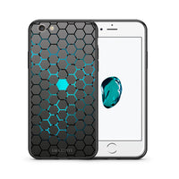Thumbnail for Θήκη iPhone 6/6s Hexagonal Geometric από τη Smartfits με σχέδιο στο πίσω μέρος και μαύρο περίβλημα | iPhone 6/6s Hexagonal Geometric case with colorful back and black bezels