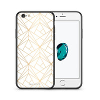 Thumbnail for Θήκη iPhone 7/8/SE 2020 Luxury White Geometric από τη Smartfits με σχέδιο στο πίσω μέρος και μαύρο περίβλημα | iPhone 7/8/SE 2020 Luxury White Geometric case with colorful back and black bezels
