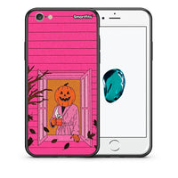 Thumbnail for Θήκη iPhone 6 / 6s Halloween Pumpkin Lady από τη Smartfits με σχέδιο στο πίσω μέρος και μαύρο περίβλημα | iPhone 6 / 6s Halloween Pumpkin Lady case with colorful back and black bezels