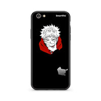 Thumbnail for iphone 6 6s Itadori Anime θήκη από τη Smartfits με σχέδιο στο πίσω μέρος και μαύρο περίβλημα | Smartphone case with colorful back and black bezels by Smartfits
