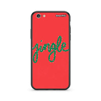 Thumbnail for iPhone 7/8 Jingle Xmas θήκη από τη Smartfits με σχέδιο στο πίσω μέρος και μαύρο περίβλημα | Smartphone case with colorful back and black bezels by Smartfits