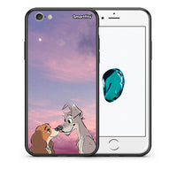 Thumbnail for Θήκη iPhone 6/6s Lady And Tramp από τη Smartfits με σχέδιο στο πίσω μέρος και μαύρο περίβλημα | iPhone 6/6s Lady And Tramp case with colorful back and black bezels