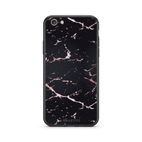 Thumbnail for 4 - iphone 6 6s Black Rosegold Marble case, cover, bumper