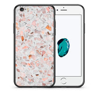 Thumbnail for Θήκη iPhone 6 Plus/6s Plus Marble Terrazzo από τη Smartfits με σχέδιο στο πίσω μέρος και μαύρο περίβλημα | iPhone 6 Plus/6s Plus Marble Terrazzo case with colorful back and black bezels
