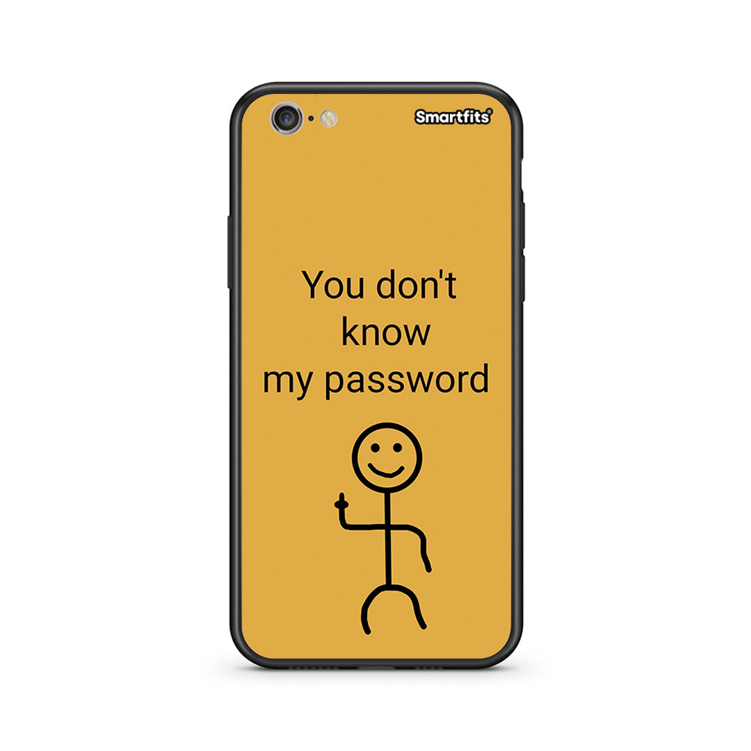 iPhone 7 / 8 My Password Θήκη από τη Smartfits με σχέδιο στο πίσω μέρος και μαύρο περίβλημα | Smartphone case with colorful back and black bezels by Smartfits