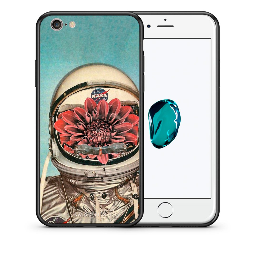 Θήκη iPhone 6/6s Nasa Bloom από τη Smartfits με σχέδιο στο πίσω μέρος και μαύρο περίβλημα | iPhone 6/6s Nasa Bloom case with colorful back and black bezels