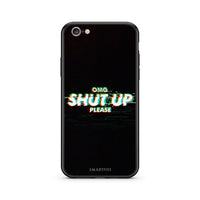 Thumbnail for iphone 6 plus 6s plus OMG ShutUp θήκη από τη Smartfits με σχέδιο στο πίσω μέρος και μαύρο περίβλημα | Smartphone case with colorful back and black bezels by Smartfits