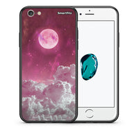 Thumbnail for Θήκη iPhone 6 Plus / 6s Plus Pink Moon από τη Smartfits με σχέδιο στο πίσω μέρος και μαύρο περίβλημα | iPhone 6 Plus / 6s Plus Pink Moon case with colorful back and black bezels