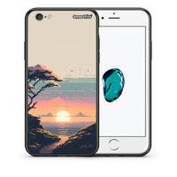 Thumbnail for Θήκη iPhone 6 Plus / 6s Plus Pixel Sunset από τη Smartfits με σχέδιο στο πίσω μέρος και μαύρο περίβλημα | iPhone 6 Plus / 6s Plus Pixel Sunset case with colorful back and black bezels