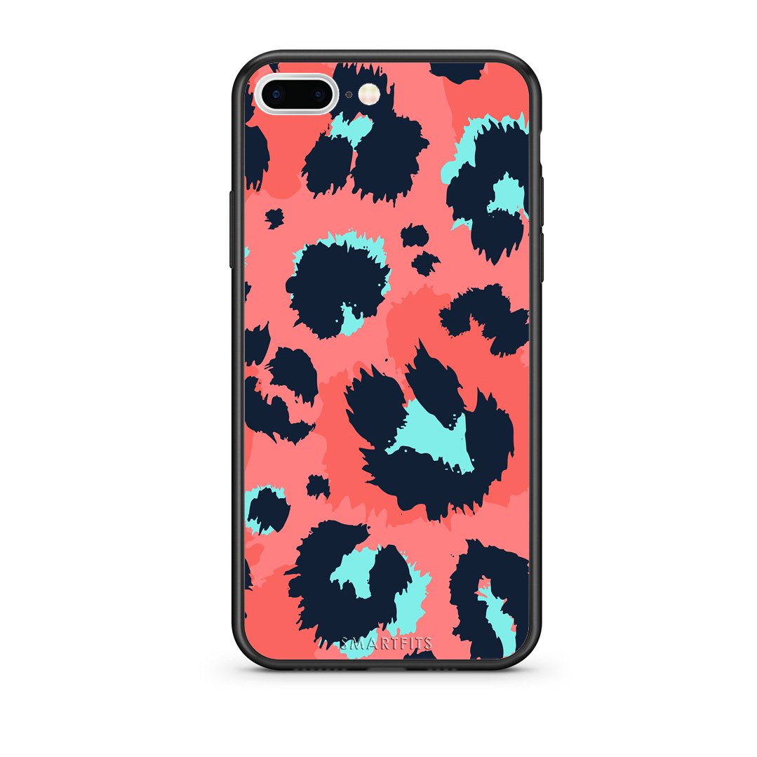 22 - iPhone 7 Plus/8 Plus Pink Leopard Animal case, cover, bumper