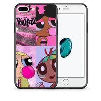 Thumbnail for Θήκη Αγίου Βαλεντίνου iPhone 7 Plus / 8 Plus Bubble Girls από τη Smartfits με σχέδιο στο πίσω μέρος και μαύρο περίβλημα | iPhone 7 Plus / 8 Plus Bubble Girls case with colorful back and black bezels