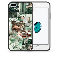 Thumbnail for Θήκη Αγίου Βαλεντίνου iPhone 7 Plus / 8 Plus Collage Dude από τη Smartfits με σχέδιο στο πίσω μέρος και μαύρο περίβλημα | iPhone 7 Plus / 8 Plus Collage Dude case with colorful back and black bezels